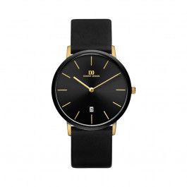 Horlogeband Danish Design IQ15Q1030 Leder Zwart 20mm